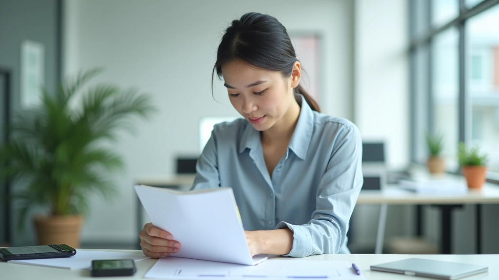 Professional working at desk with time management tools